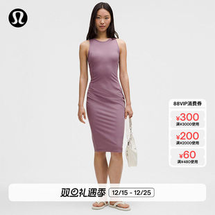 Ribbed Nulu? 女士罗纹中长背心裙丨lululemon丨LW1FMSS