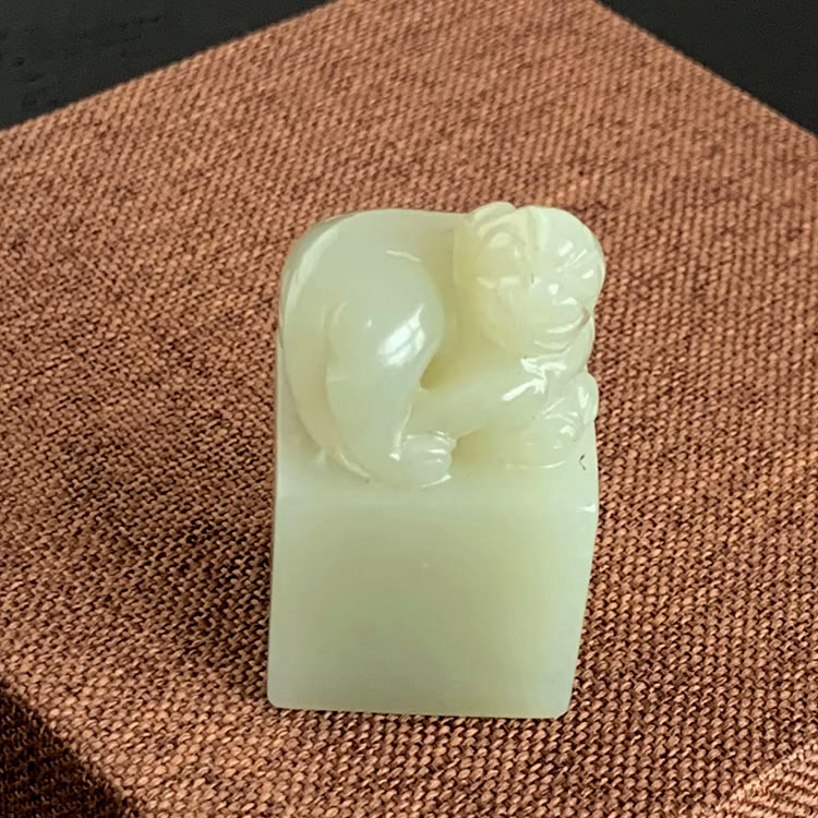 天然和田玉雕刻印章闲章私章