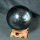 千蕊天然黑碧玺球电气石摆件托玛琳把玩 绿碧玺原石打磨手把件