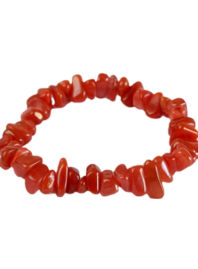 天然南红玛瑙手链随形碎石