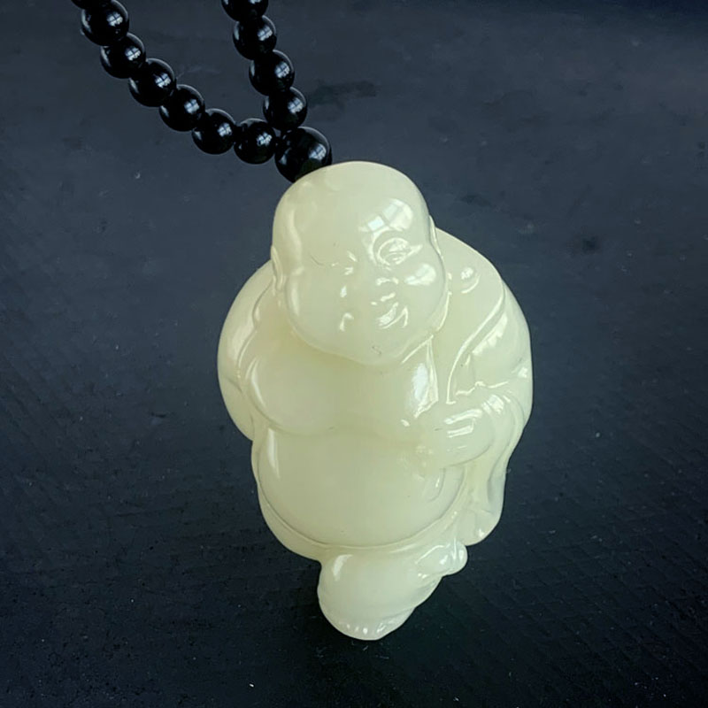 天然阿富汗白玉原石把玩雕刻