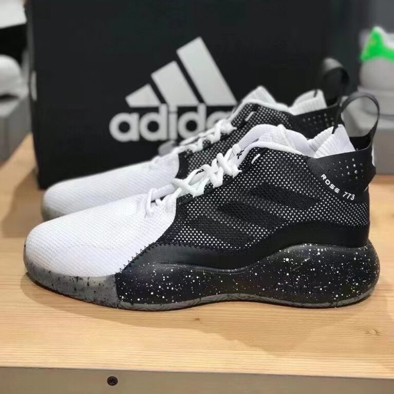 阿迪达斯d rose 773男子高帮织物透气耐磨防滑减震篮球鞋 fw8661