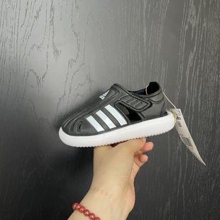 拖鞋 婴童包头凉鞋 GW0391 Adidas阿迪达斯三叶草儿童休闲鞋