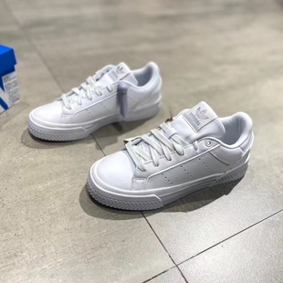 运动鞋 adidas阿迪达斯三叶草COURT W女经典 H05280 TOURINO 小白鞋