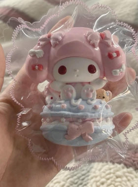 三丽鸥甜品捏捏乐 甜甜圈小羊/kt雪糕筒 可爱解压小物