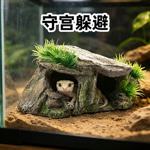 守宫树脂躲避屋晒台爬台