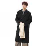 韩版男士毛呢大衣男中长款过膝呢子风衣加厚外套DY20特批跑量p110，男装风衣，电商A430（原星座702）