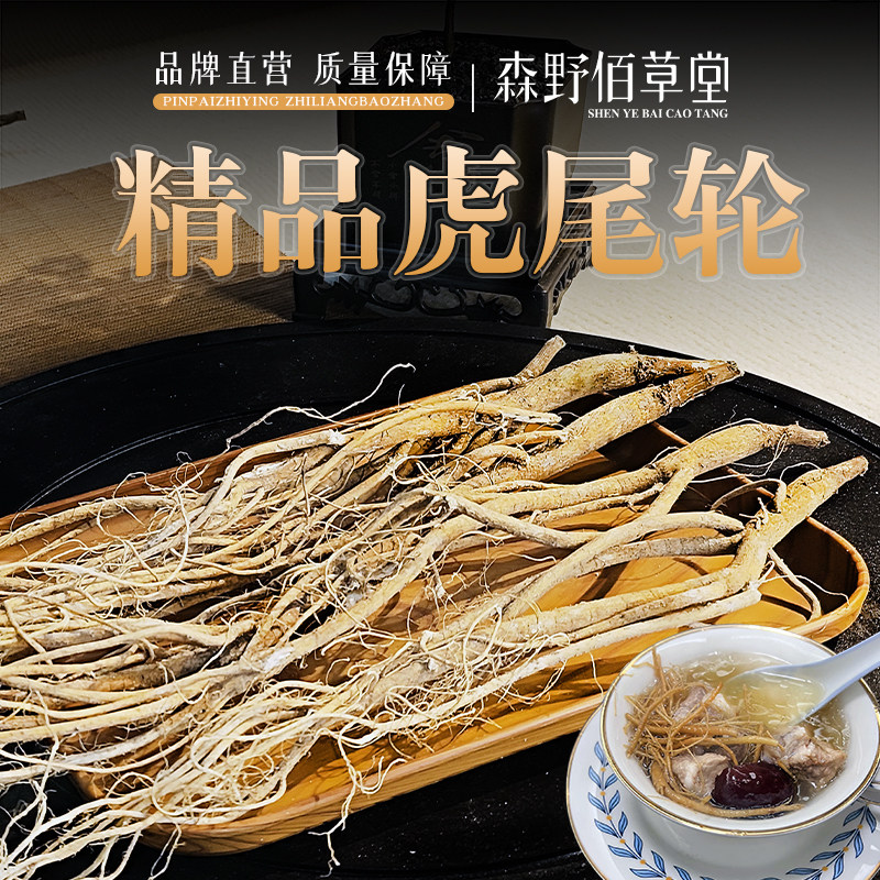 无硫100%野生虎尾轮根石参根新鲜晒干福建农家煲汤炖汤食材中药材