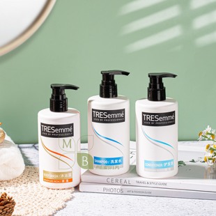 假日酒店TRESemme炫诗保湿蓬松洗发水护发素沐浴露300ml 洗护套装
