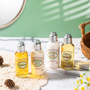 欧舒丹 L’occitane甜扁桃香味洗发水护发素沐浴油美肤乳50ml洗护