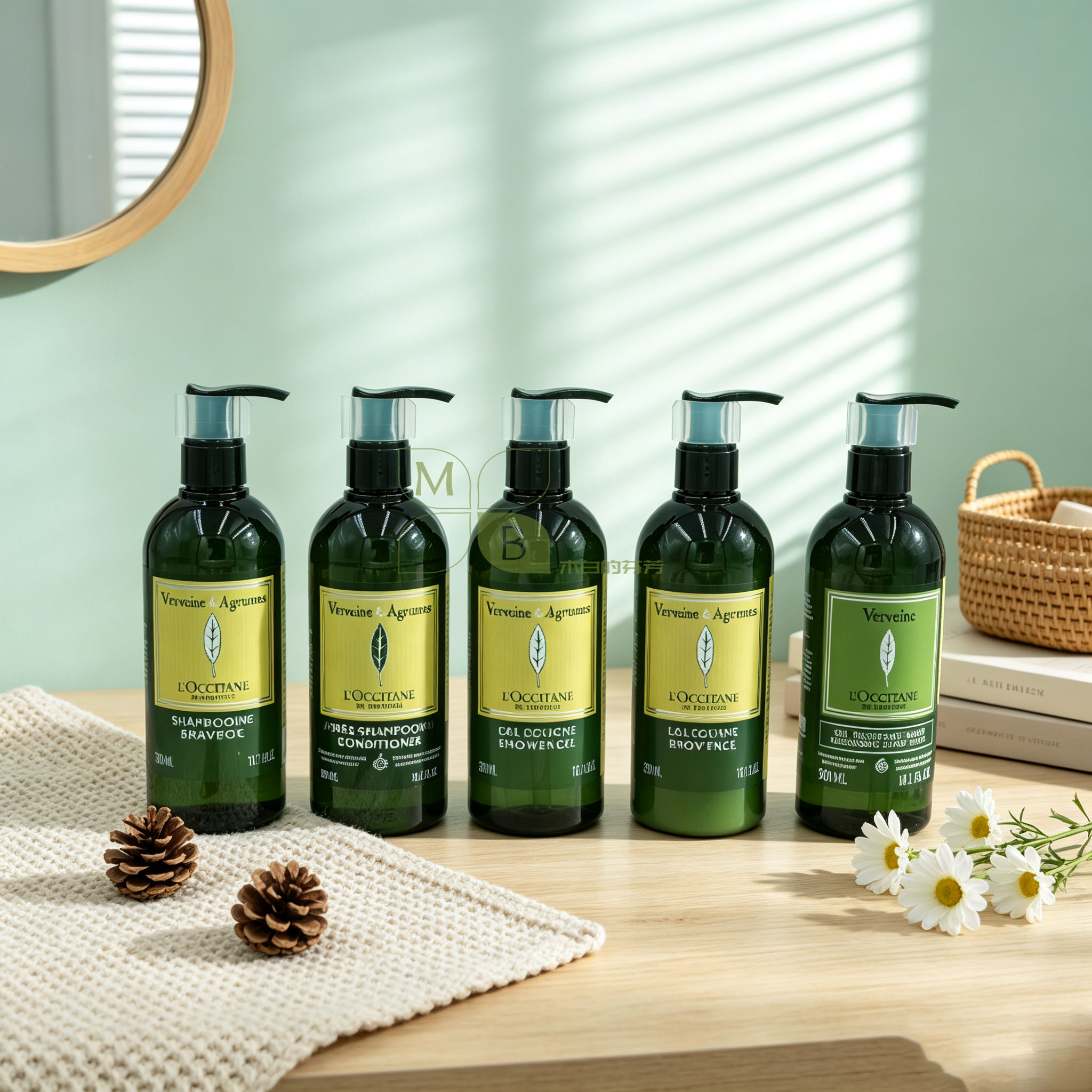 欧舒丹L'OCCITANE清新果漾马鞭草味洗发护发沐浴啫喱润肤乳300ml
