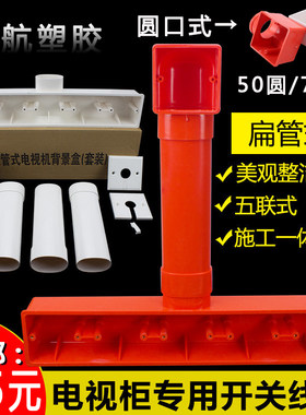 86型电视背景盒5075PVC加厚底盒