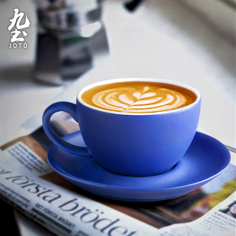 九土陶瓷咖啡杯拉花杯陶瓷杯