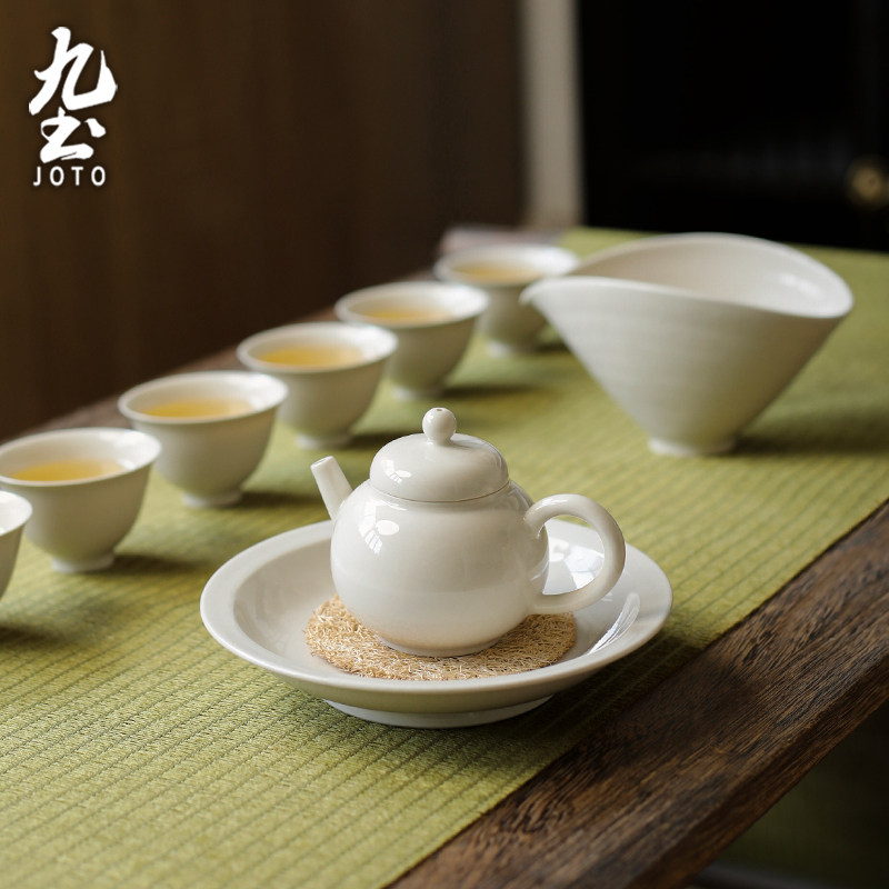 九土覆古功夫茶具套组会客陶瓷泡茶壶礼盒套组礼品送人泡茶器具