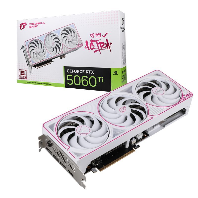 七彩虹RTX 5060Ti ULTRA Z OC16G大显存光追显卡国行全新未拆封图片