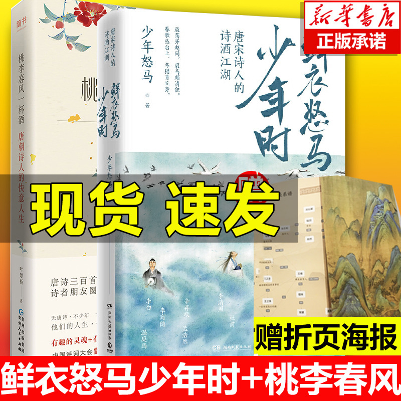文学江湖散文随笔畅销书籍叶楚桥少年怒马著解读诗词大神V诗酒江湖诗词公号大鲜衣怒马少年时唐宋诗人册桃李春风一杯酒2现货全