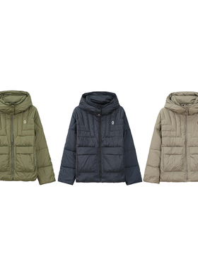 STUNNING JW/正品25713 2025冬季连帽宽松休闲百搭保暖羽绒服外套