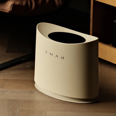 2025新款轻奢奶油风垃圾桶