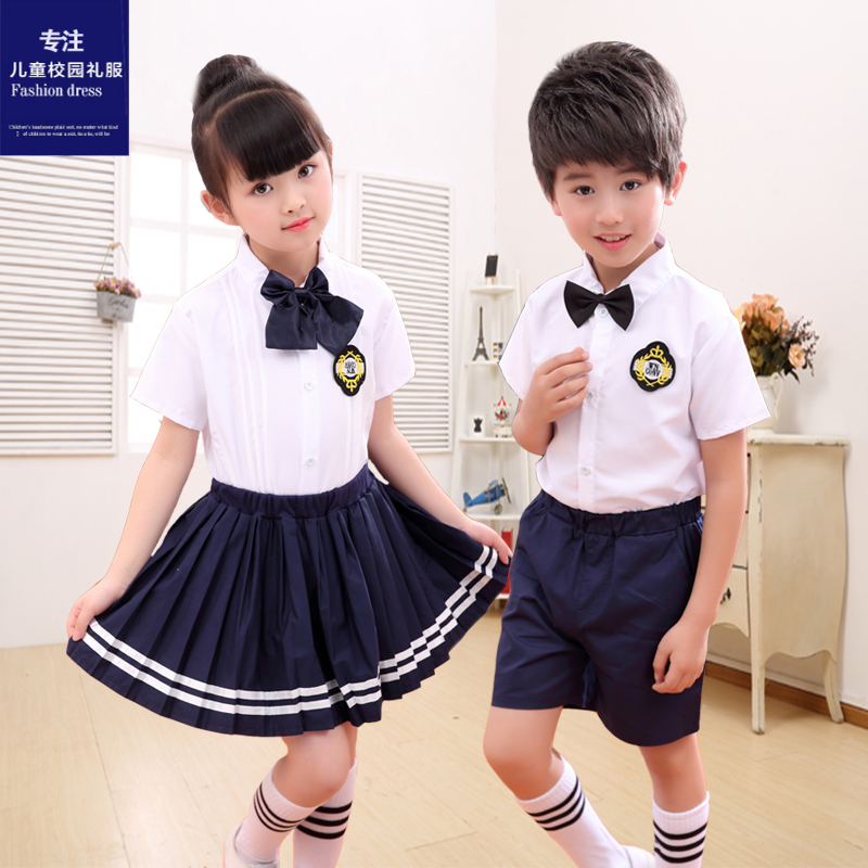 新款六一儿童节演出服小学生校服幼儿园男童女童大合唱服装毕业服
