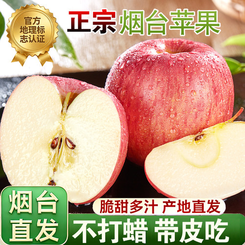 烟台苹果脆甜多汁产地直发