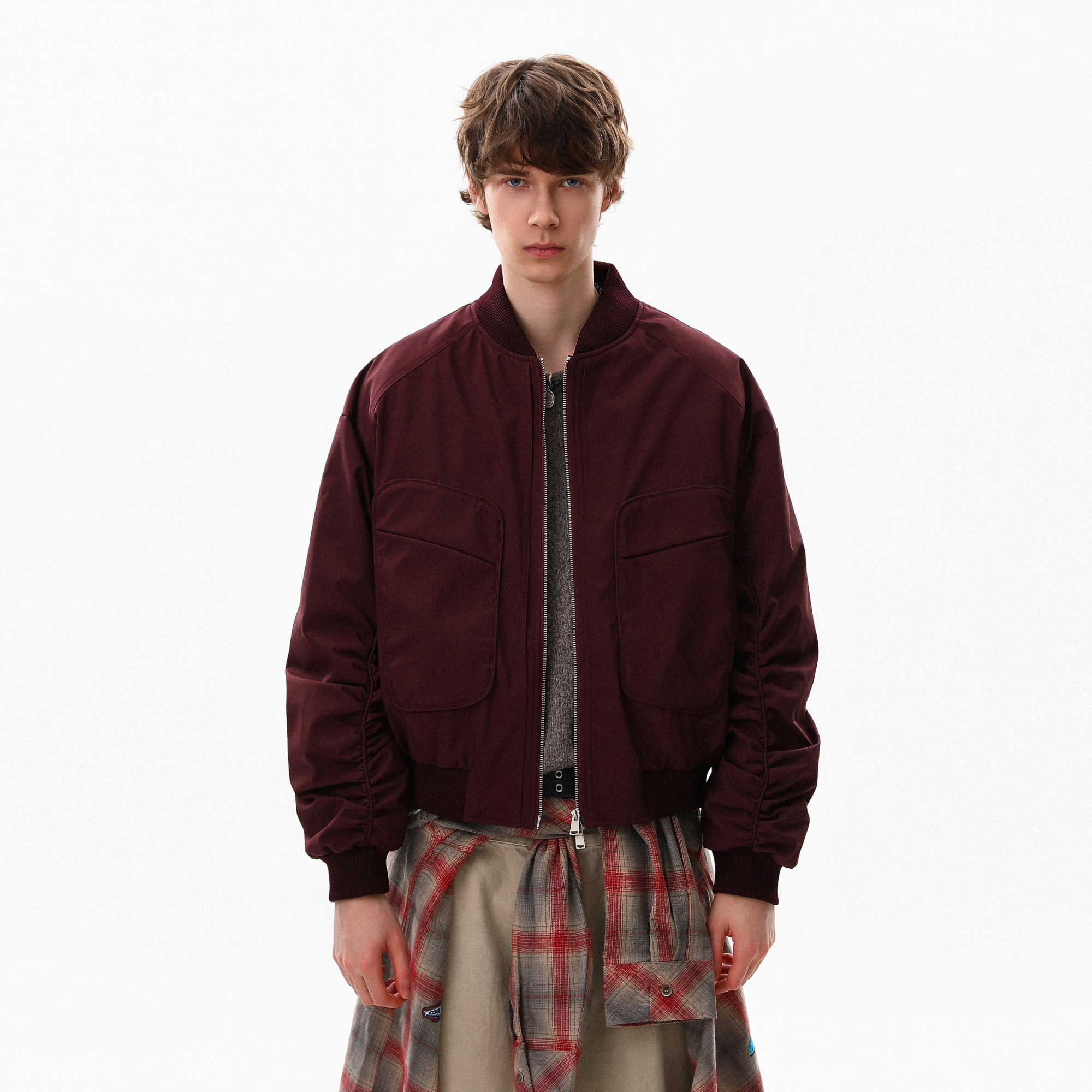 美式复古90鸭绒羽绒服外套男夹克