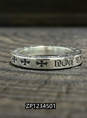 情侣925纯银香港3mm限定戒指