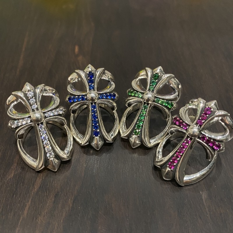 925纯银lnfinity无尽镶彩钻戒指