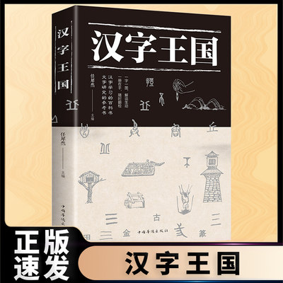 正版速发 汉字王国 汉字学习的百科书文字研究的参考书结合中国古代哲学思想认识汉字中国文化书籍青少年课外阅读书籍yt