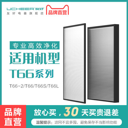友好T66系列甲醛净化器原装滤网 滤芯耗材T66