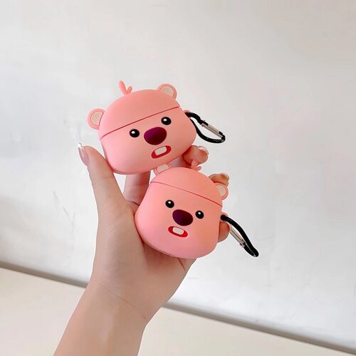 可爱小海狸露比loopy硅胶适用airpodspro2代保护套苹果耳机保护壳airpods3无线蓝牙耳机套airpod二三代耳机壳