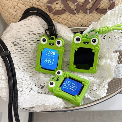 可爱青蛙适用applewatchultra3苹果手表保护套s10/9硅胶4567se2女