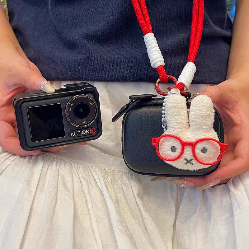 适用大疆action5pro/4/3收纳包影石360 Ace Pro2运动相机包米菲兔