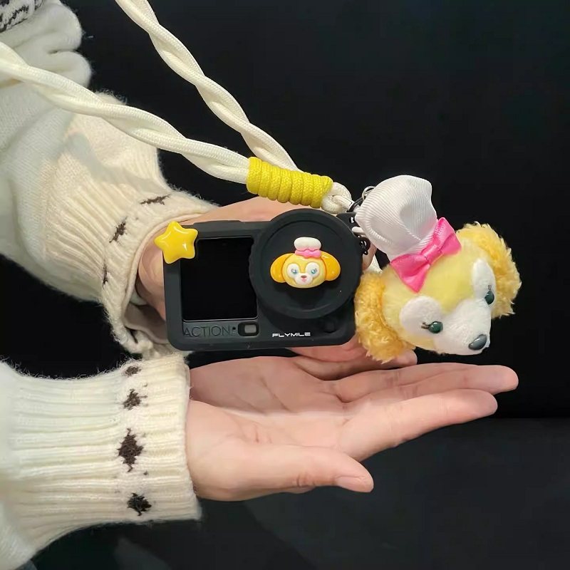 可爱毛绒饼饼适用大疆action6/5pro/4/3运动相机保护套配件镜头盖,3C数码配件,运动相机保护套/壳,淘宝优惠券,粉丝福利购,淘宝优惠卷