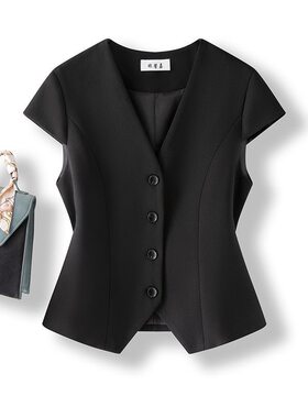 【有里布】西装背心马甲女2026年春夏新款无袖坎肩小香风马甲外套