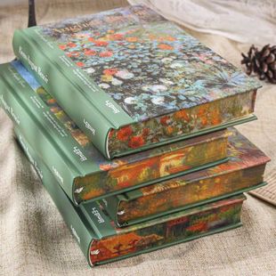 联华刷边特装本A5雷诺阿光影精装笔记本空白内页复古油画加厚手账