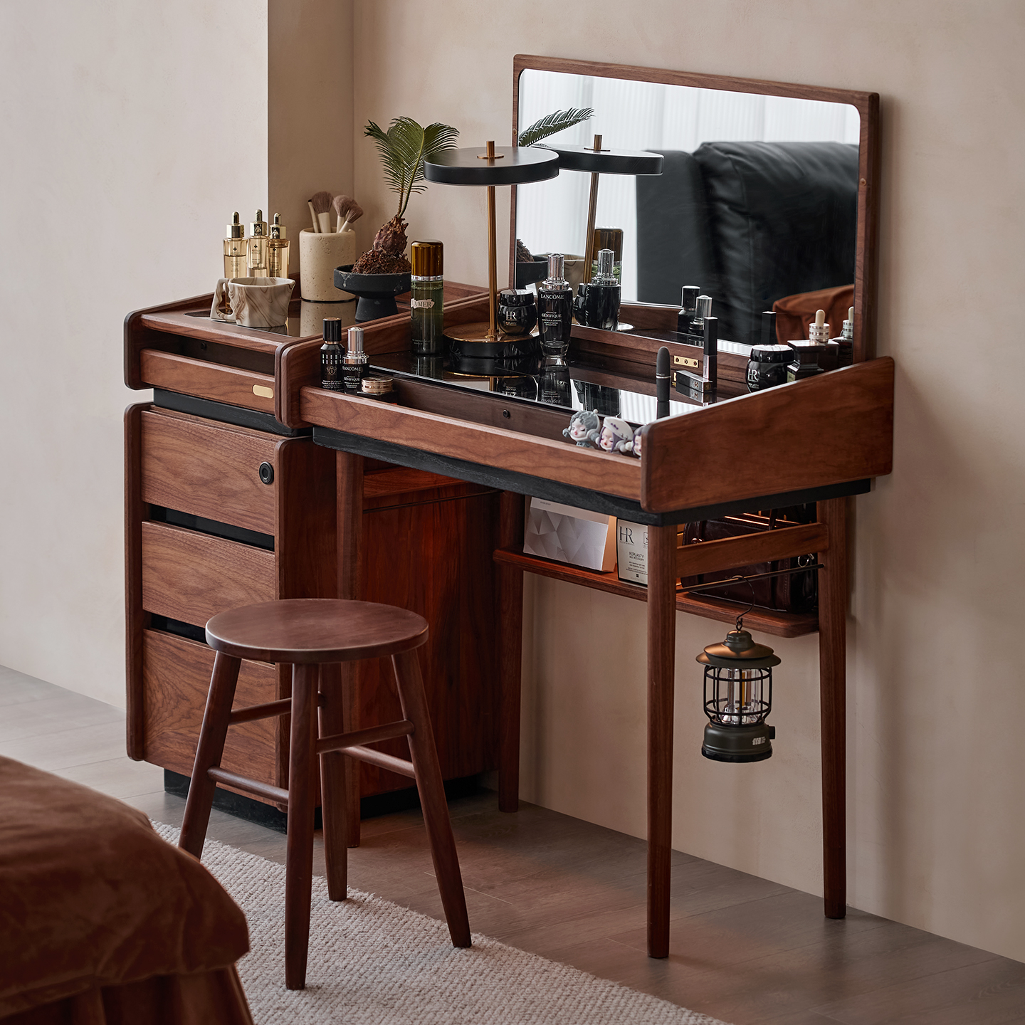 色格现代简约风上翻镜面