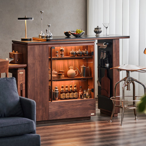 可伸缩岛台色格四层展示