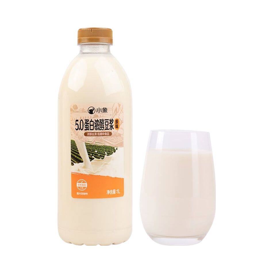 小象超市长沙代购小象5.0蛋白浓醇豆浆(原味)(低糖)1L