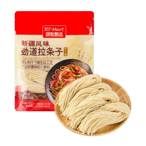 大润发长沙代购RT-Mart新疆风味筋道拉条子400g