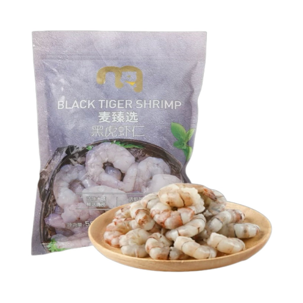 麦德龙麦臻选 泰国黑虎虾仁31/40只500g顺丰包邮
