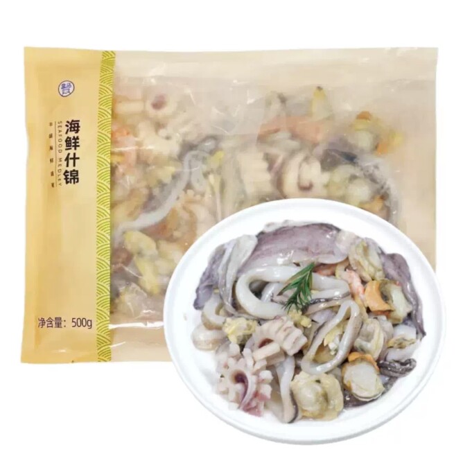 盒马代购 海鲜什锦500g