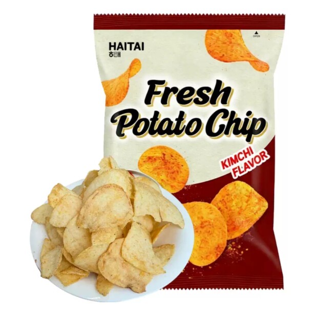 盒马代购海太 薯片泡菜味60g韩国进口