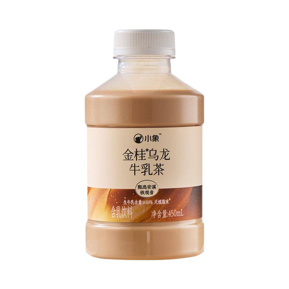 小象超市代购小象金桂乌龙牛乳茶 黑糖红枣暖姜茶 海盐青砖藏乳茶