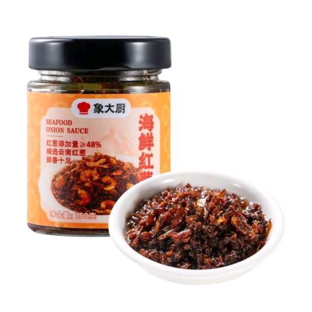 小象超市长沙代购象大厨海鲜红葱酱150g
