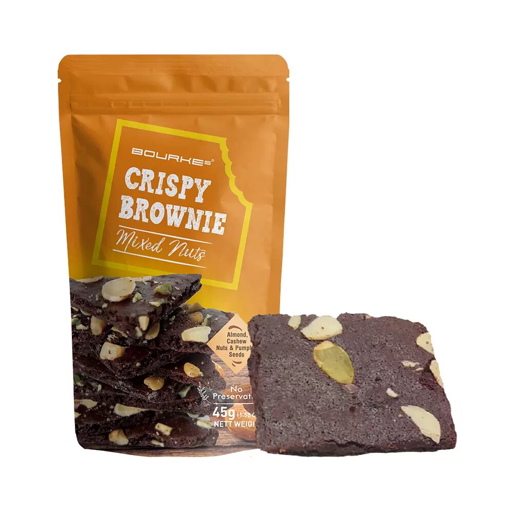 盒马代购 bourkes/柏克 什锦坚果风味巧克力脆片45g泰国进口