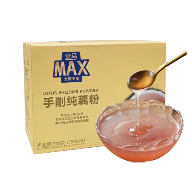 盒马MAX 手削纯藕粉350g*2