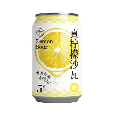 盒马 真柠檬沙瓦配制酒320ml