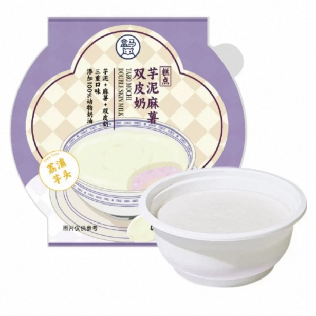 盒马 芋泥麻薯双皮奶220g