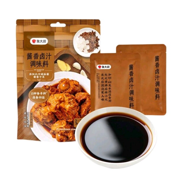 小象超市长沙代购象大厨川式卤料汁潮式卤水汁酱香卤汁调味料200g