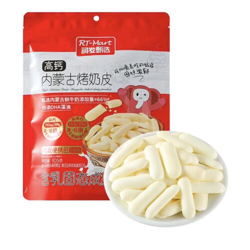 大润发代购RT-Mart高钙内蒙古烤奶皮105g